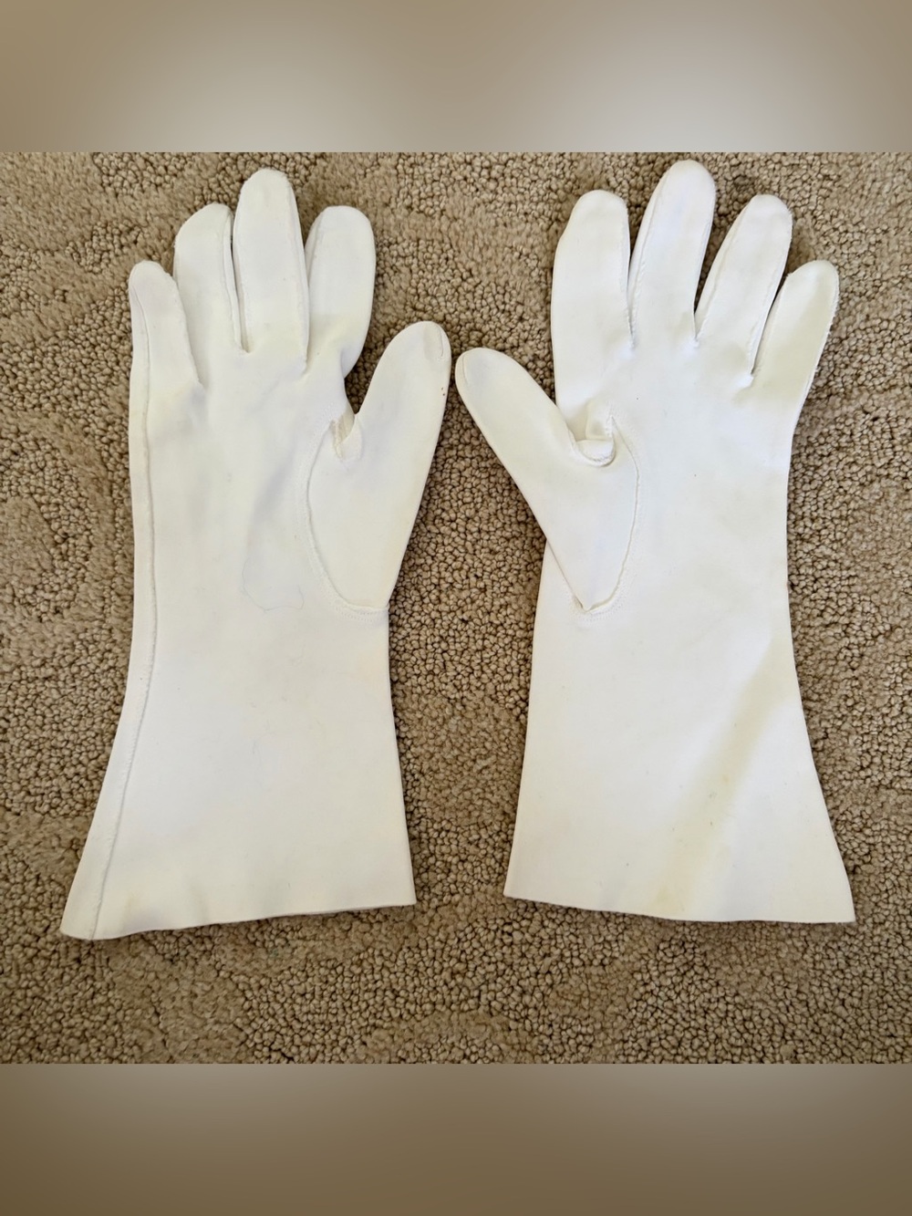 White Women's Opera Gloves Vintage